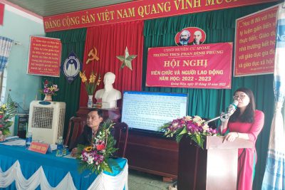 HỘI NGHỊ VIÊN CHỨC VÀ NGƯỜI LAO ĐỘNG NĂM HỌC 2022-2023