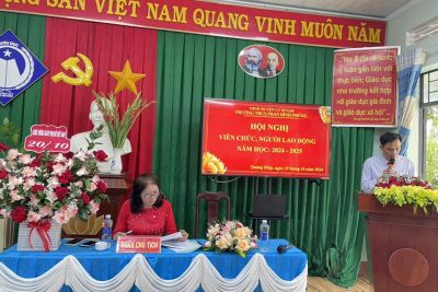 Hội nghị Công chức, viên chức, người lao động năm học 2024-2025