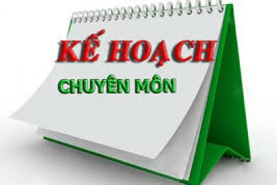 Kế hoạch chuyên môn năm học 2019-2020