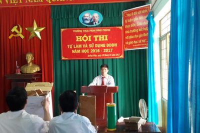 Hội thi đồ dùng dạy học năm học 2016-2017 trường THCS Phan Đình Phùng