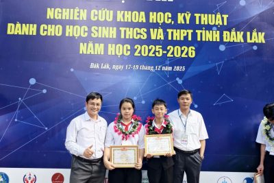 Trường THCS Phan Đình Phùng đạt thành tích tại Cuộc thi Khoa học kỹ thuật cấp Tỉnh năm học 2025 – 2026